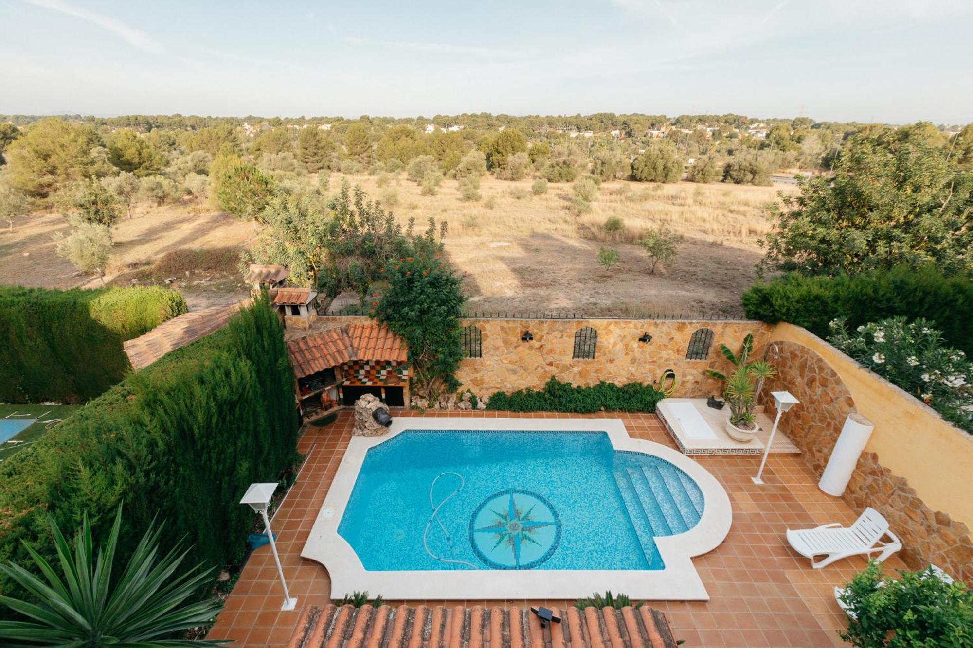 Chalet, Villa Rodeada De Naturaleza Piscina A Doce Klm De Valencia Y 7 Del Aeropuerto מראה חיצוני תמונה